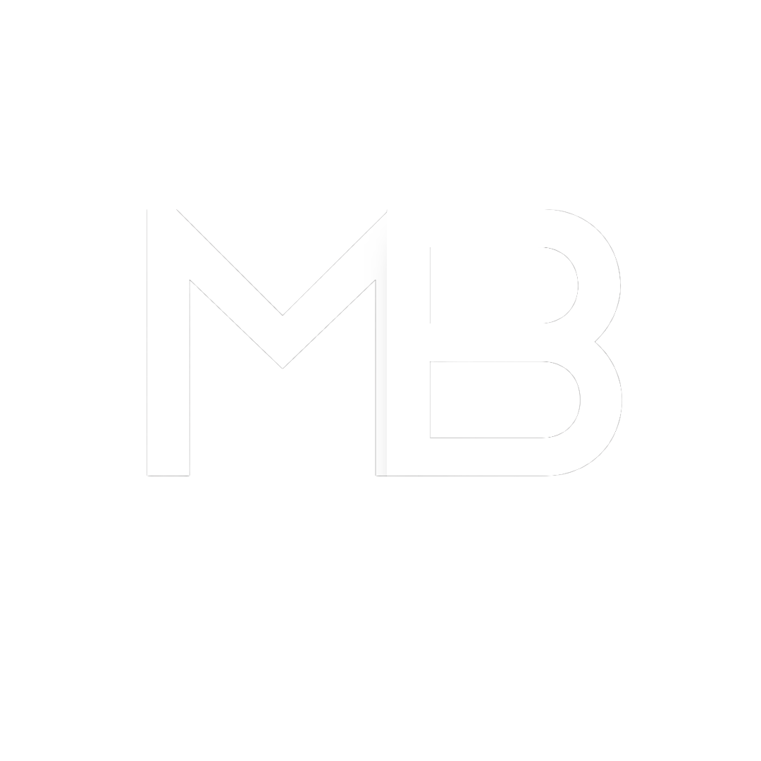 MB White Logo